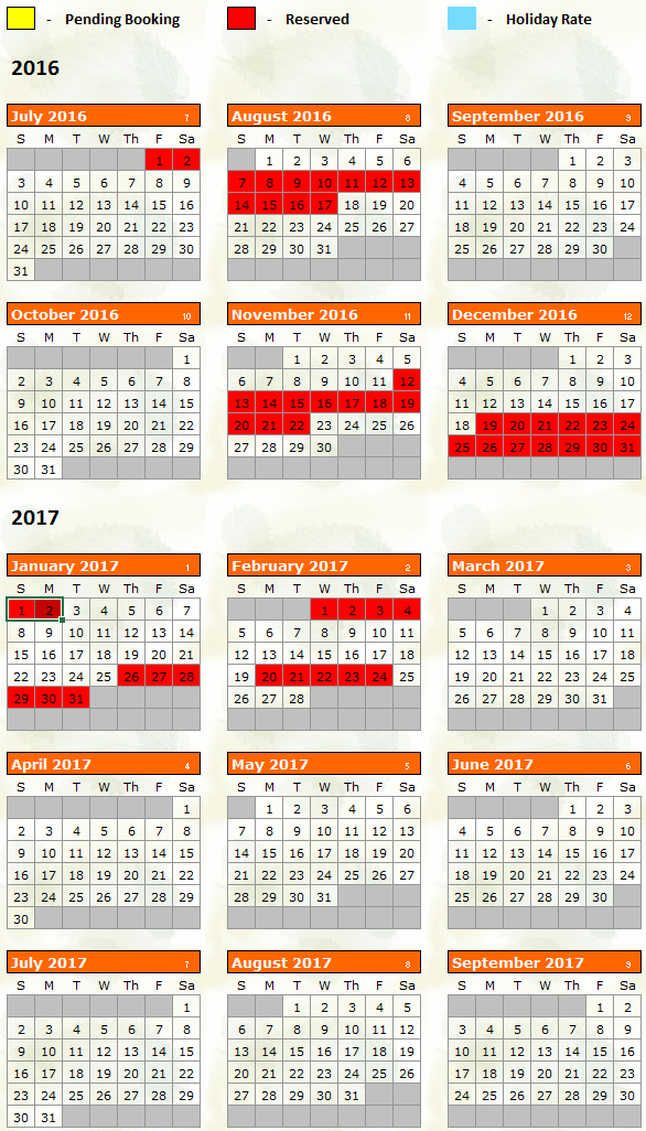 Booking Calendar
