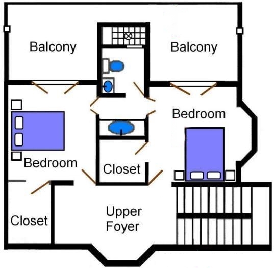 Upper Floor Floor Plan